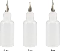 Vista 7 de Creative Mark Flo Line - Botella aplicadora de punta de precisión con puntas de acero inoxidable, para pintura artística, medios fluidos, tinta