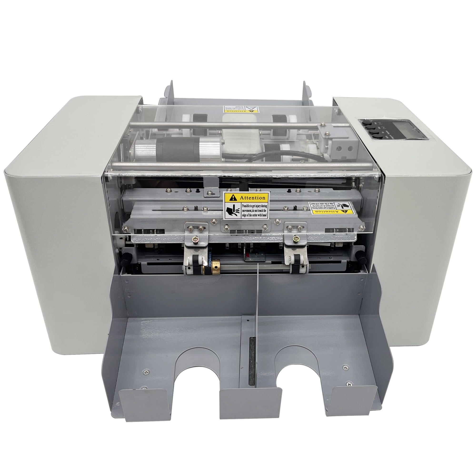 HQHAOTWU Automatic Business Card Cutter A4 Fully Automatic Business Card Cutting Machine Paper Card Cutting Machine Automatic Paper Feeding in Double