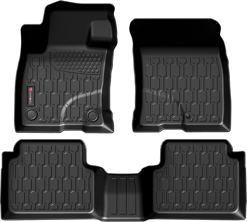 Tapetes Automotivos em TPE para Ford Bronco Sport 2021 a 2026 AutoBull, 1ª e 2ª Fileiras, 3 Peças