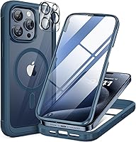 Vista 96 de Miracase Funda magnética para iPhone 15 Pro Max de 6.7 pulgadas [compatible con Magsafe], funda de cuerpo completo a prueba de caídas para iPhone 15