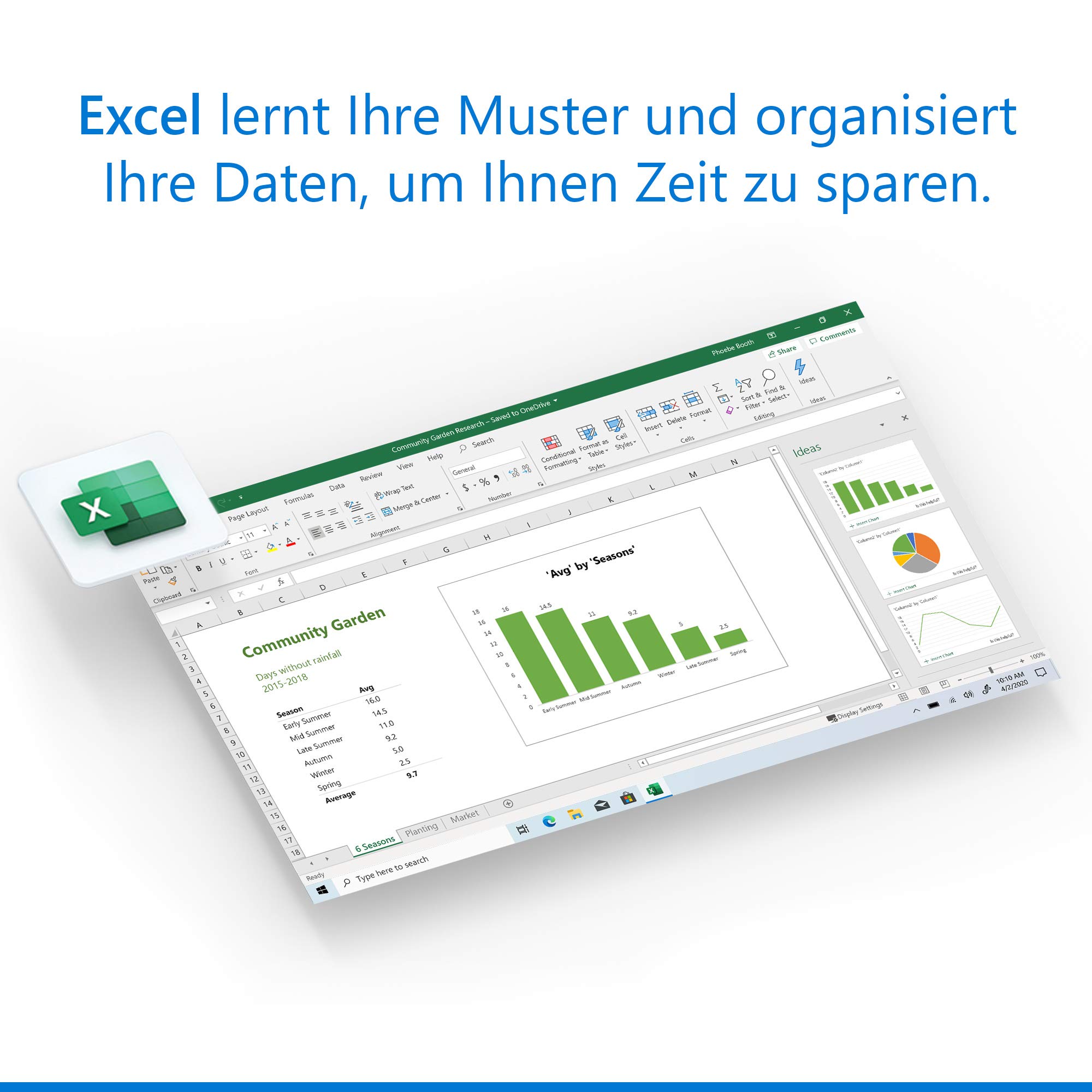 Microsoft 365 Single | 1 Nutzer | Mehrere PCs/Macs, Tablets und mobile Geräte | 1 Jahresabonnement | Box