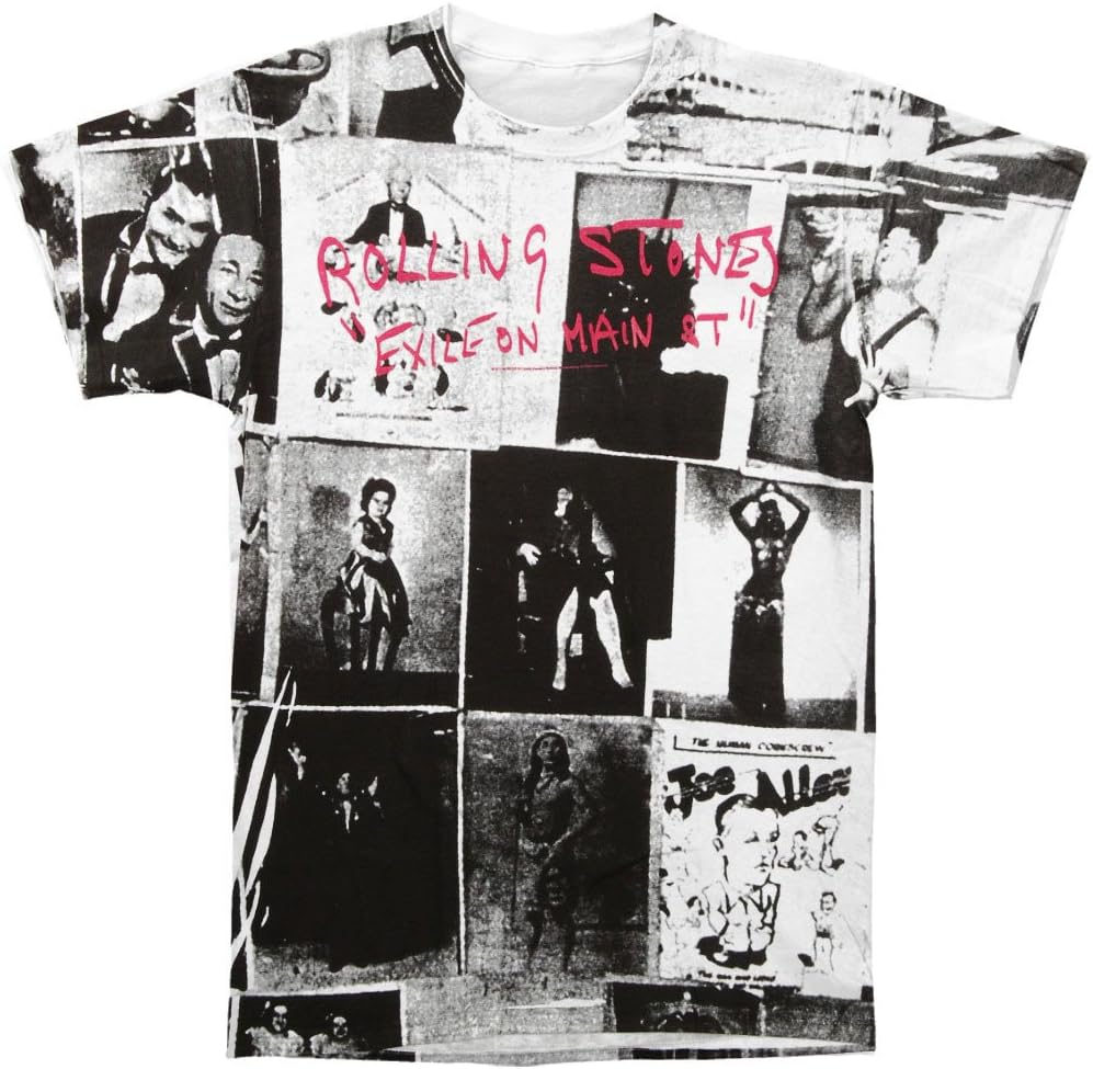 Rolling Strones- Exile All Over Print (Front/Back) T-Shirt Size XXL