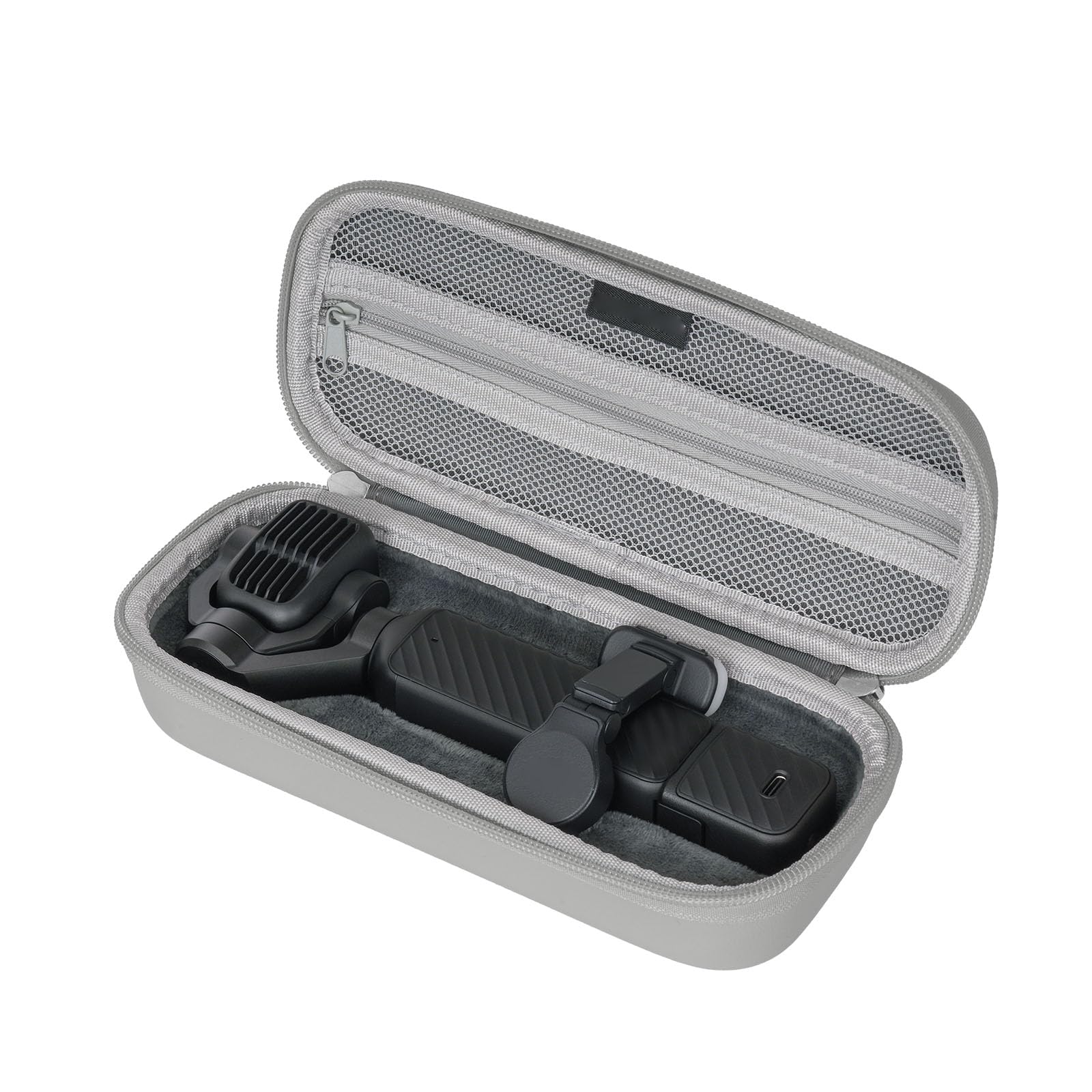 Générique Organisateur d ' Accessoires pour Appareil Photo pour Poche Étui Rigide 4P avec Poche en Filet pour Piles, Cartes et câbles Rangement pour Appareil Photo Organisateur Portable de Transport