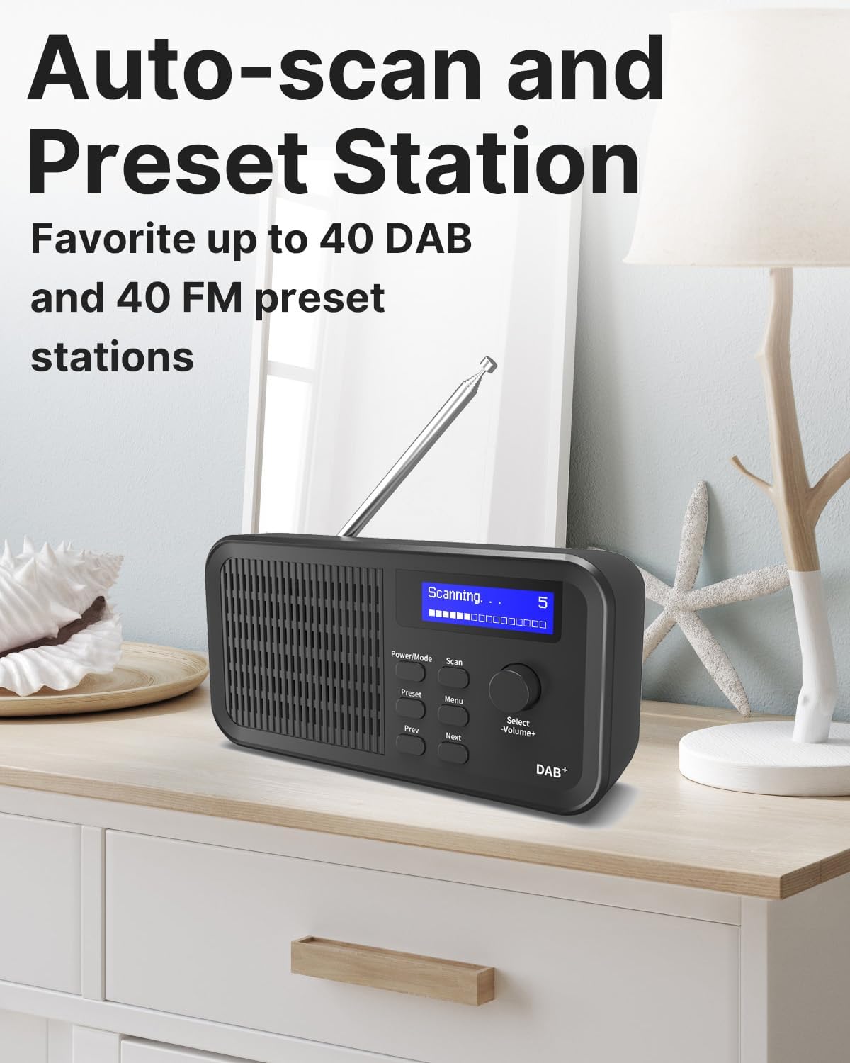 OiDiPi Radio Auto-scan and Preset Station