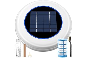 Ionizador Solar Purificador Flotante para Piscinas, Ideal para Agua Clara, Libre de...