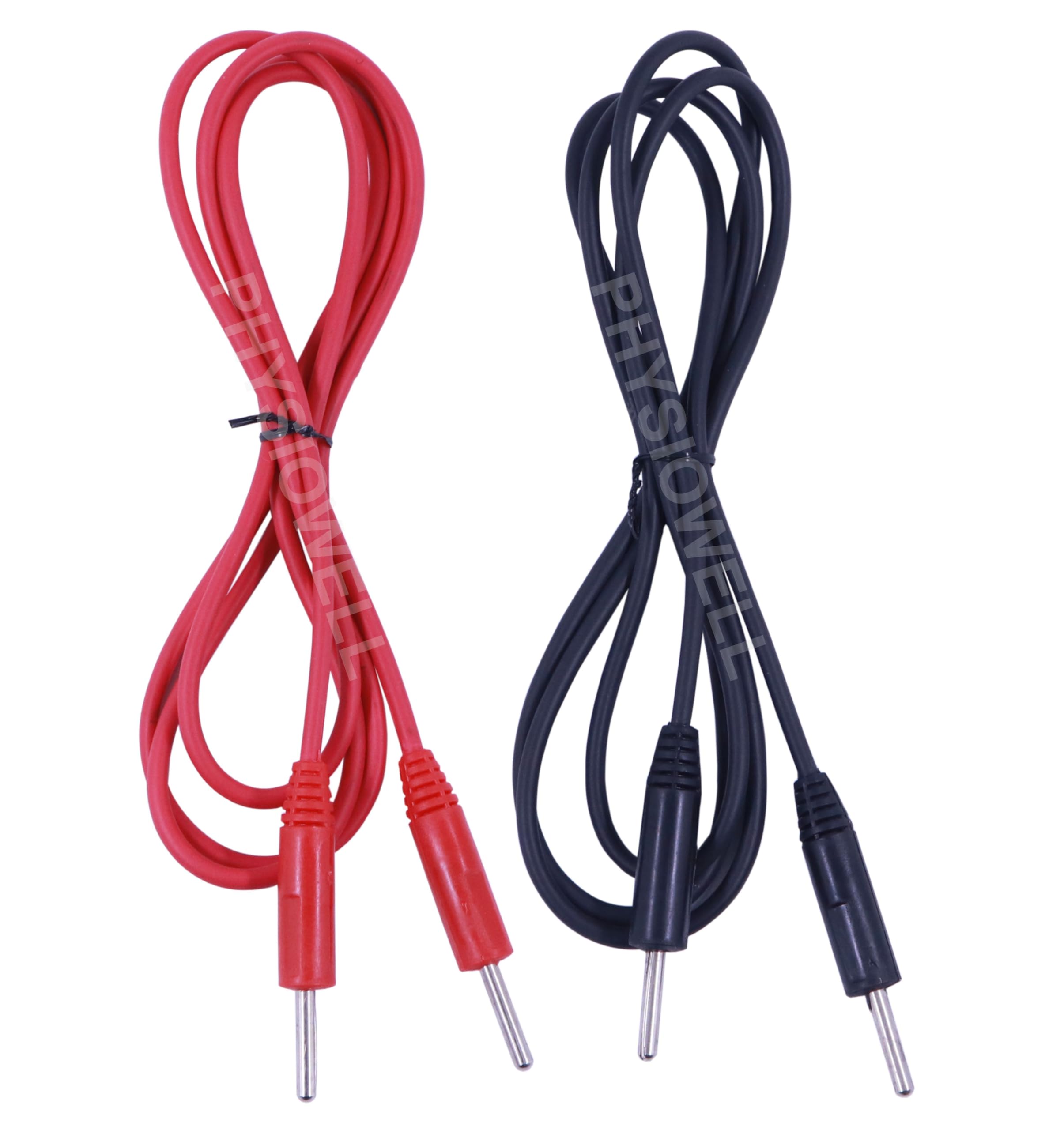 Physiowell MS wire and pads For Physiotherapy Machine and Muscle Stimulator Device Usage Electrotherapy MS Therapy Usage Wires (MS Wire, Pack of 2)