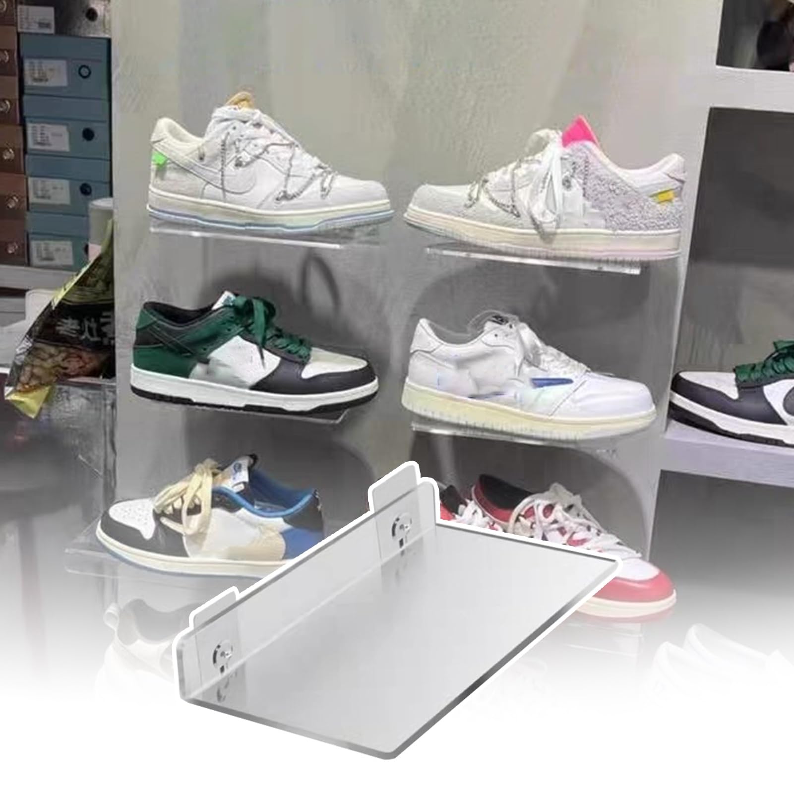 Étagère à chaussures murale pour sublimer le design de votre entrée