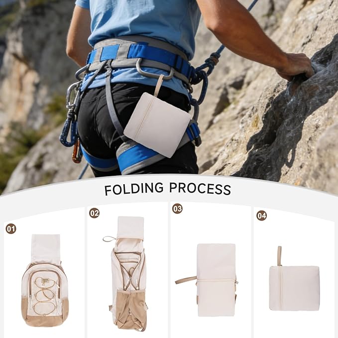 Mochila Senderismo 22L Plegable Ligera Impermeable Viaje Deportiva Mujer Hombre miniatura 5