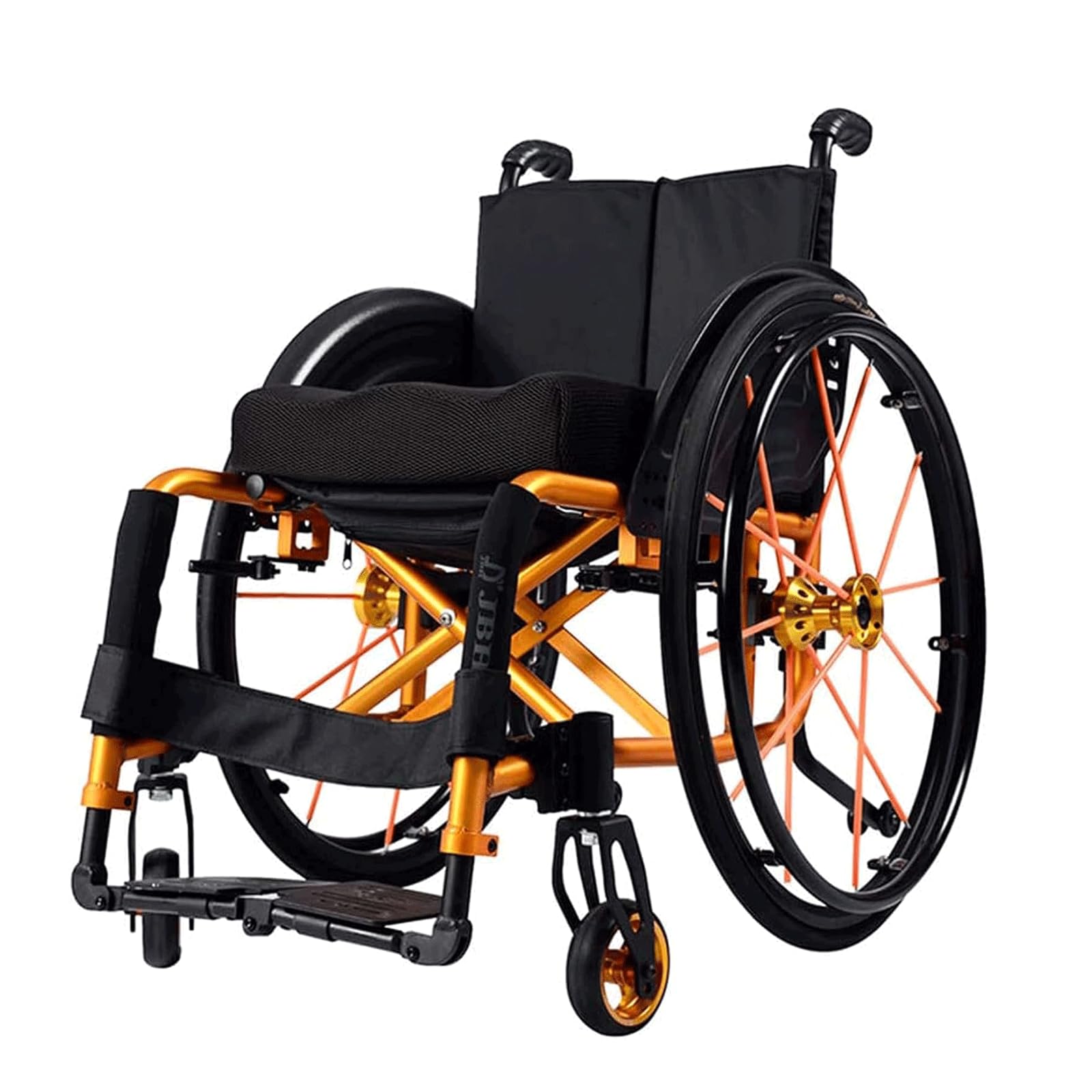 Wózek Inwalidzki Zelfrijdende handmatige rolstoel Lichtgewicht transportrolstoel Aluminium frame Rolstoel met armleuning Belasting 100 kg Przenośny
