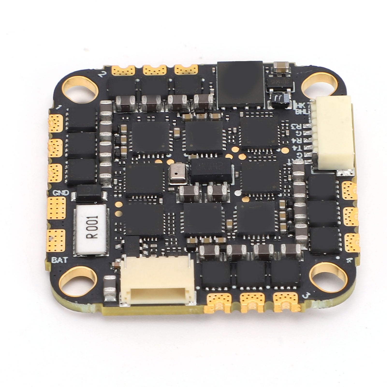 Keenso Płytka Kontrolera Lotu, Procesor STM32F722RET6 4 w 1 ESC, 32-bitowa Płytka Obwodu Sterującego Lotem z Podwójnymi żyroskopami 42688 do Wyścigów Dronów FPV i Filmowania z Powietrza