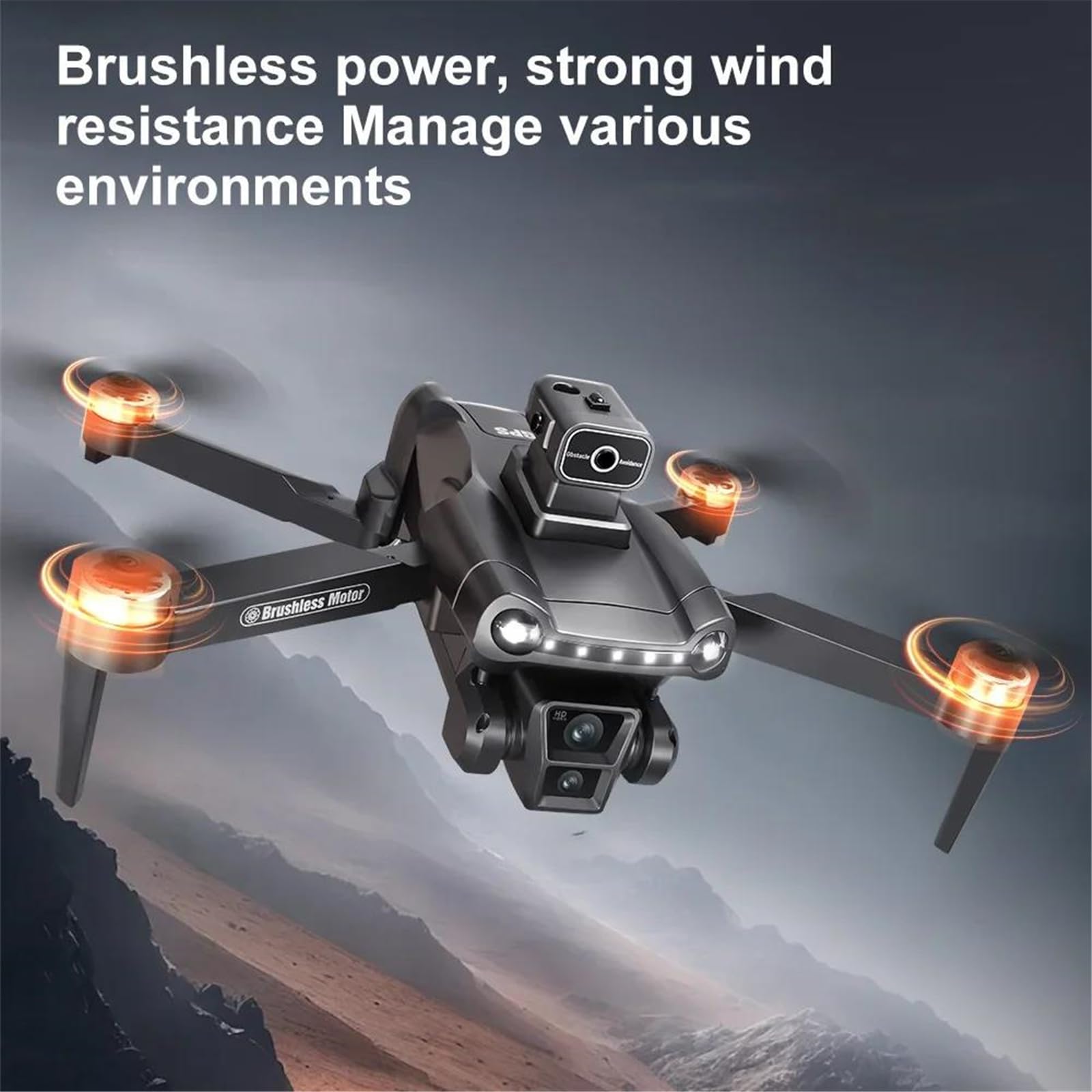 Triple battery,dron v198 max gps hd fotografia lotnicza podwójny aparat bezszczotkowy quadrotor laser unikanie przeszkód lotnictwo