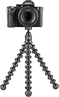 Vista 11 de Joby GorillaPod - Kit de trípode compacto con cabezal esférico para cámaras sin espejo de hasta 2.2 libras, negro/carbón.