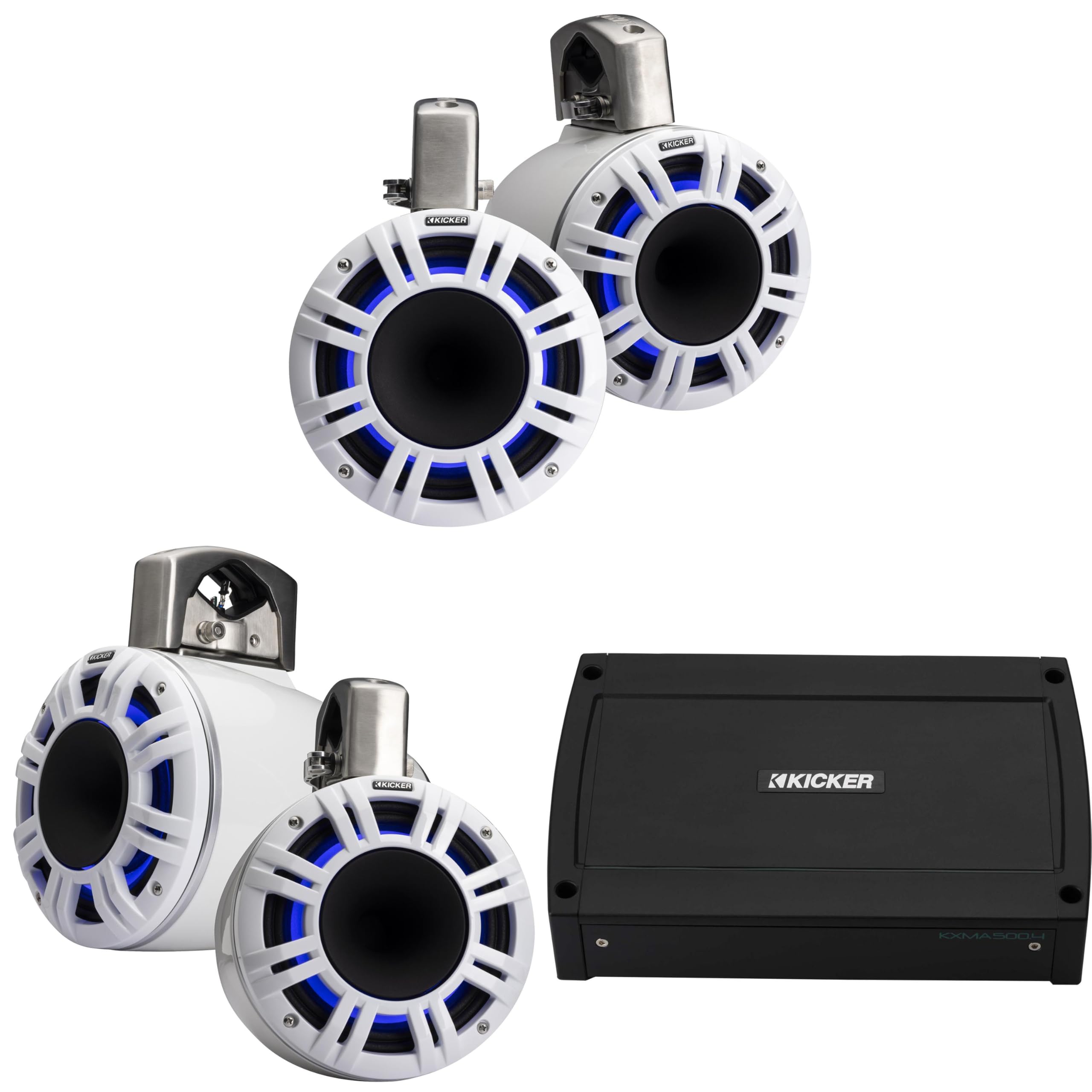 Amazon.com: KICKER Marine 4 Ch Amp W/ 6.5