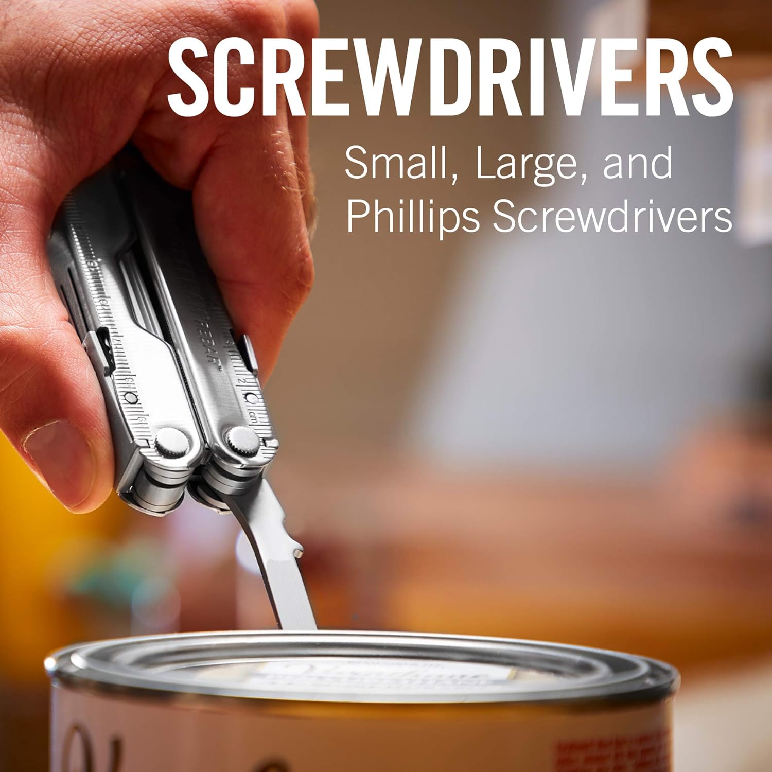 LEATHERMAN, Rebar Multitool with Premium Replaceable Wire Cutters and Saw, Stainless Steel with Leather Sheath - Multitools - 