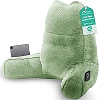 Vista 11 de Sasttie Almohada de lectura para sentarse en la cama, de espalda, respaldo para silla de apoyo, artículos esenciales para dormitorio universitario