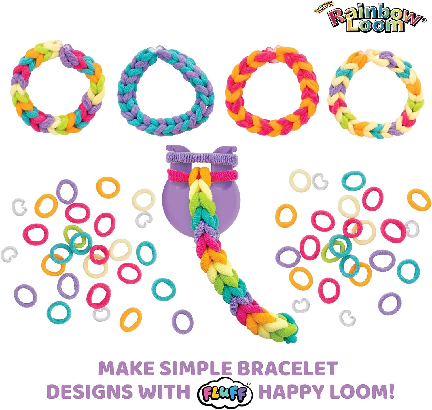 Rainbow Loom Fluff Refill Kit, Fluff Band Craft Kit, DIY Craft Age 7+ image 5