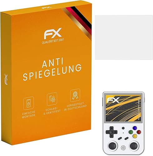 Protector de pantalla compatible con Anbernic RG353V  RG353VS, película protectora antirreflectante y absorbente de golpes FX (3X)