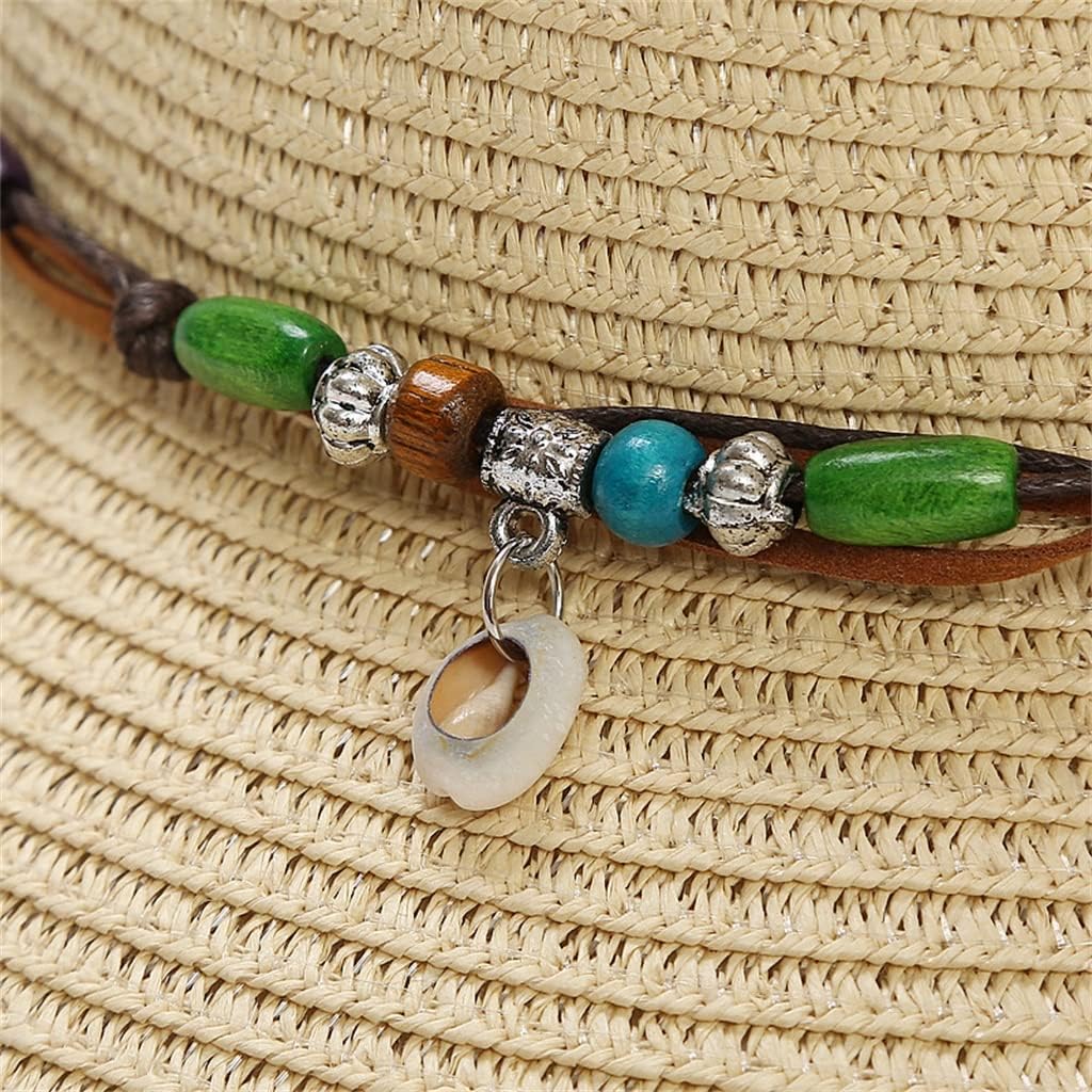 Fisherman Hat Sunscreen Korean Version Adjustable Travel Wide Brim Beach Hat(E)