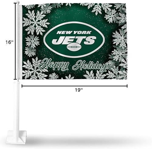 Miniatura 318 de Rico Industries NFL - Bandera de doble cara para automóvil, accesorio para auto B07NHSRDX2