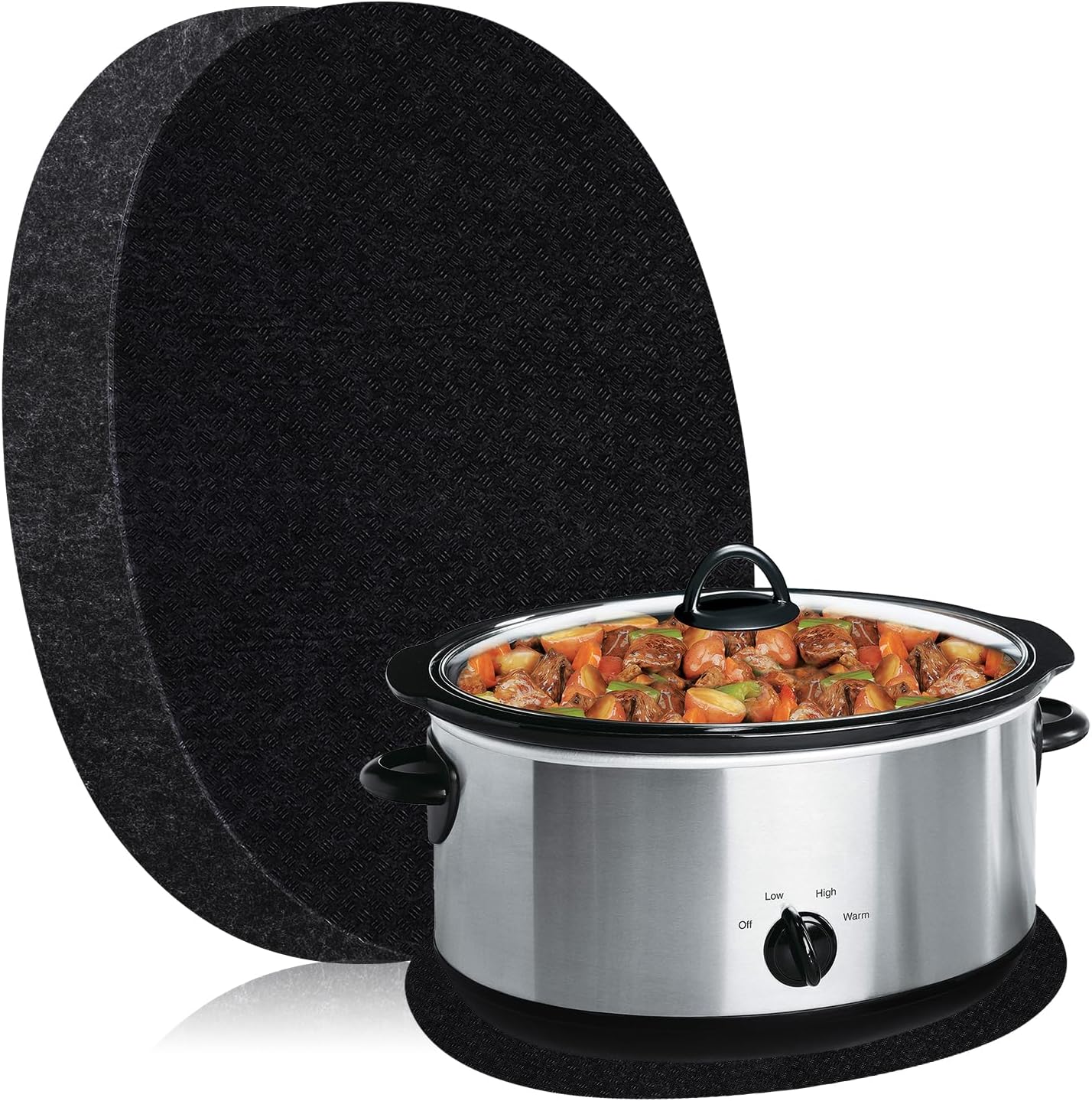 Slow Cooker Heat Resistant Mat for 68 Quart, Non Slip