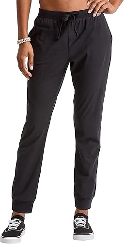 Hanes Pantalones deportivos originales de algodón para mujer, 100% algodón, pantalones deportivos para mujer, entrepierna de 29 pulgadas