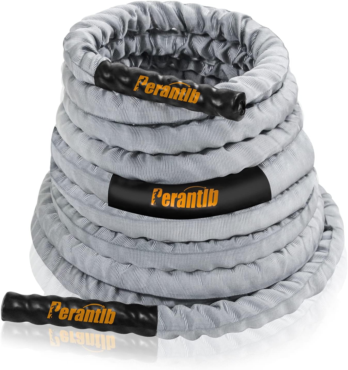 Amazon.com: Perantlb Battle Rope for Fitness, 1.25-inch 30ft Training ...