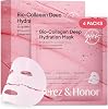 Kollagen Maske Overnight Korean Skincare: Gesichtsmaske für Feuchtigkeit Faltenreduktion & Porenverfeinerung mit Hyaluron - Real Deep Collagen Mask for Glass Skin 4ea x 33g [Hergestellt in Korea]