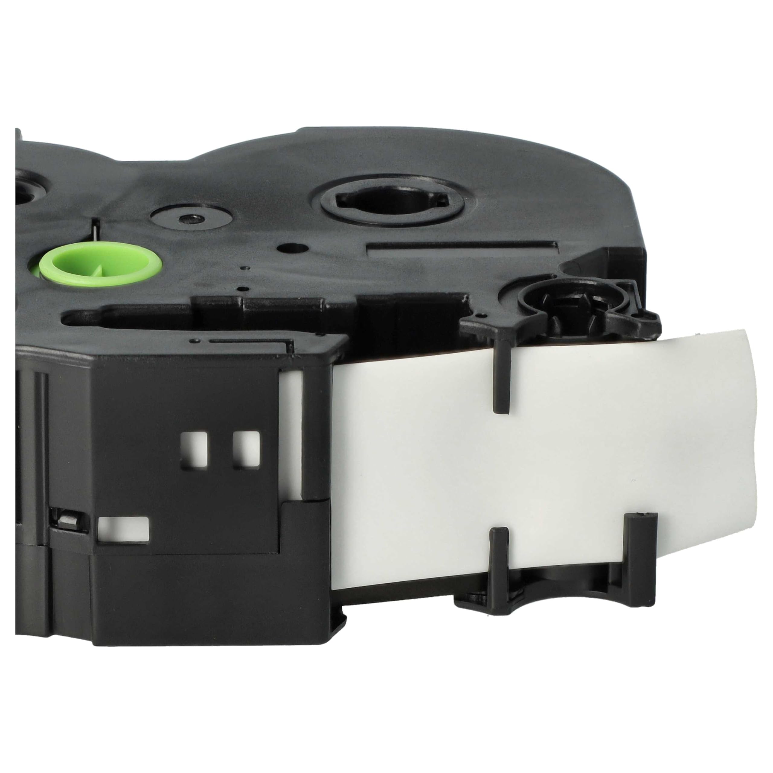 vhbw 5x taśmy kompatybilne z Brother P-Touch PT-9800PCN drukarka etykiet 1,5 m x 23,6 mm Czarny na białym, kaseta z tuleją termokurczliwą