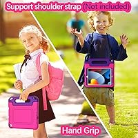 Vista 7 de YIHE - Funda infantil para iPad de 10.2 pulgadas 9ª/8ª/7ª generación 2021/2020/2019, iPad Pro 10.5 y iPad Air 3, funda para niños con soporte