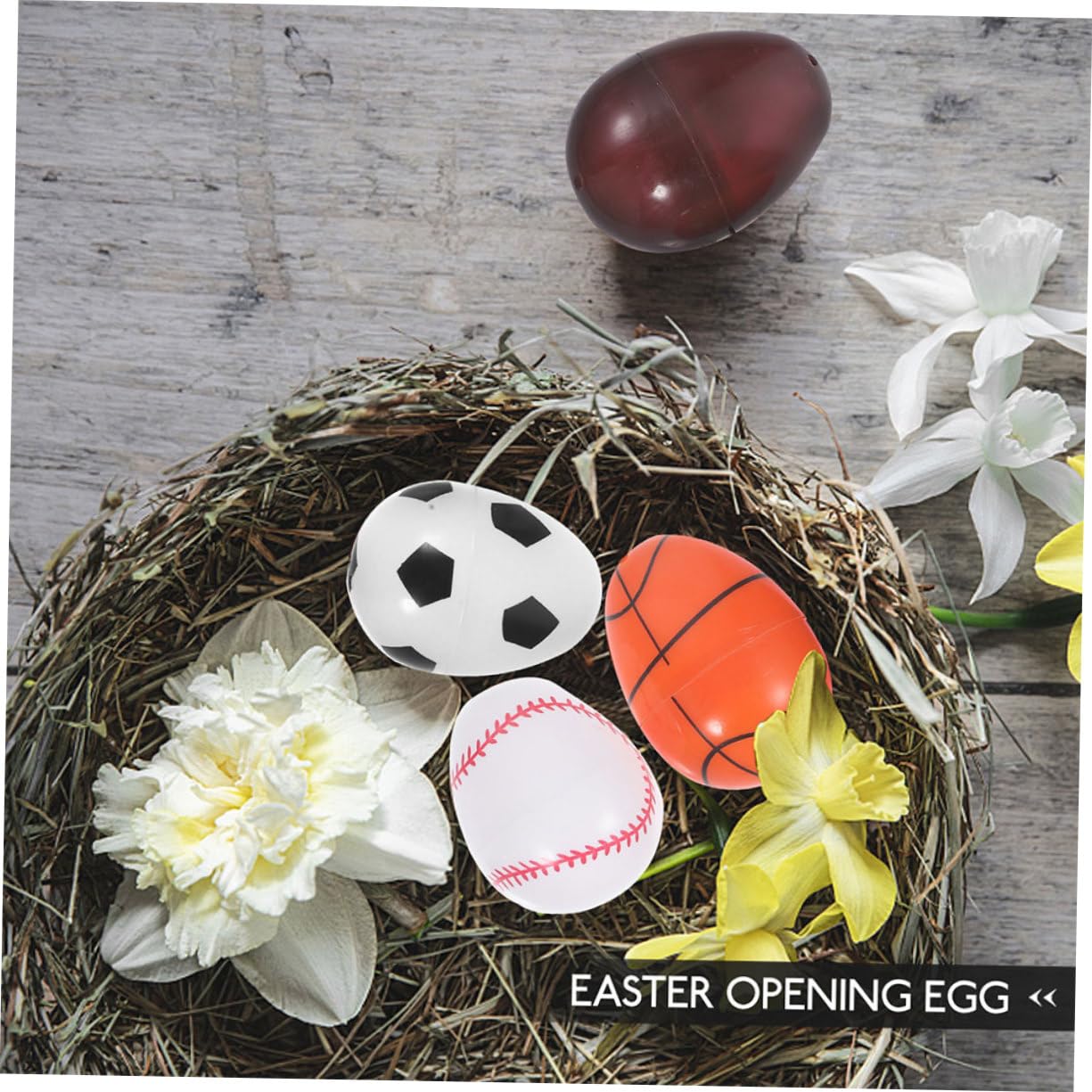 Zerodeko 48 Pezzi di Uova di Pasqua Scatole Regalo di Pasqua Colorato Riempibile Confezione Regalo Gusci D' Uova di Pasqua Riempibili Scatole di Uova di Pasqua Decorazioni di Uova