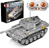 Mould King RC Tank Building Sets, Tiger Tank Model with Remote Control, 20032 STEM Blocks, Army Toys Building Kits for Adults Aged 14 971 Pieces