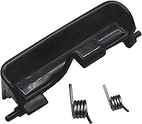 Vista 3 de Ezzy Auto Pestillo negro para reposabrazos de consola central para Acura RDX 2013-2018 con resorte de acero inoxidable