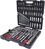 KS Tools 918.0216 Coffret douilles 1/4-3/8-1/2 - Malette outils 216 pcs - 2