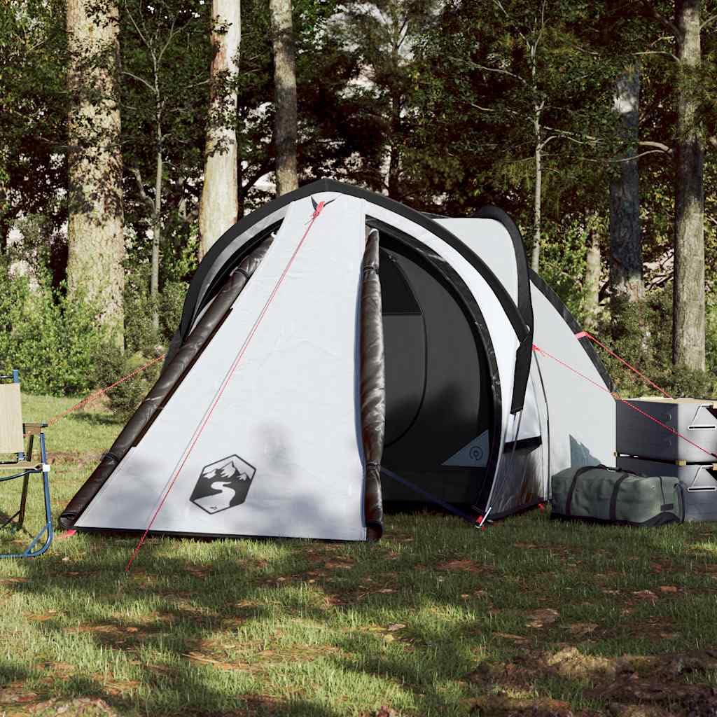 Genérico Tienda de campaña iglú 2 Personas Tela Opaca Impermeable Blanco,Deportes,Actividades al Aire Libre,Camping y Senderismo,Tiendas de campaña-94342
