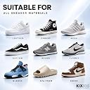 Kixios Shoe Cleaning Kit with 150 ml Sneaker Foam Cleaner Liquid & Wooden Mini Brush | White Shoe Cleaning Kit | Safe for All Sneaker Materials, Suede, Rubber,Leather | (Pack of 1) gallery image