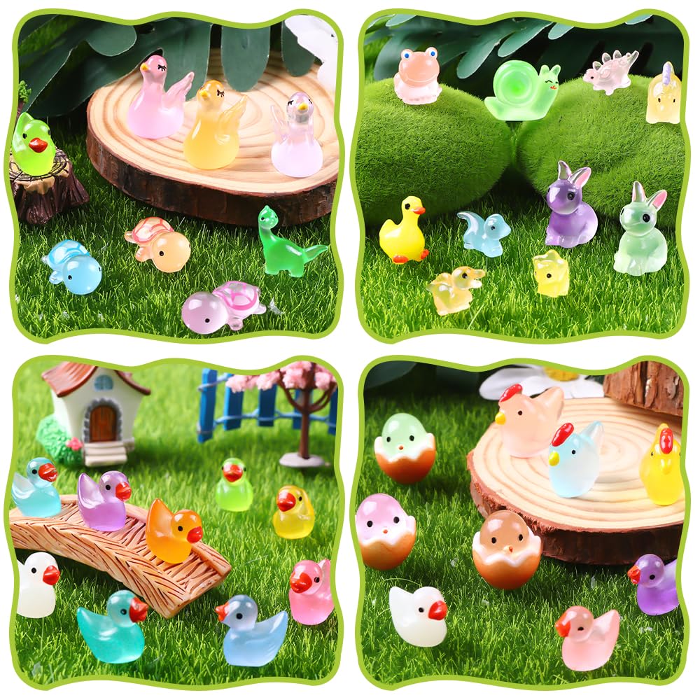 Mini alieni 15 pezzi piccoli alieni piccoli alieni piccoli alieni mini figure in resina che si illuminano al buio figurine alieni piccoli fantasmi elfi miniature Halloween giardino accessori gingilli