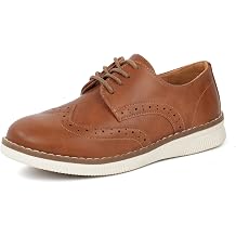 JABASIC Boys Oxfords Casual Wingtip Brogue Shoes Comfort Uniform Formal Dress Sneakers