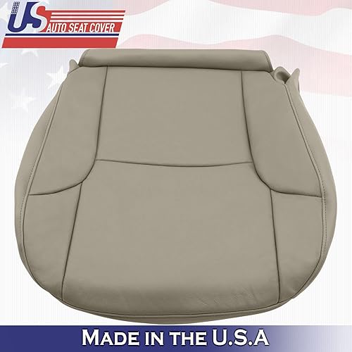 Miniatura 2 de U.S.AutoSeatCover 2003 a 2009 compatible con Toyota 4Runner Limited Driver Bottom Funda de asiento de cuero en color marrón