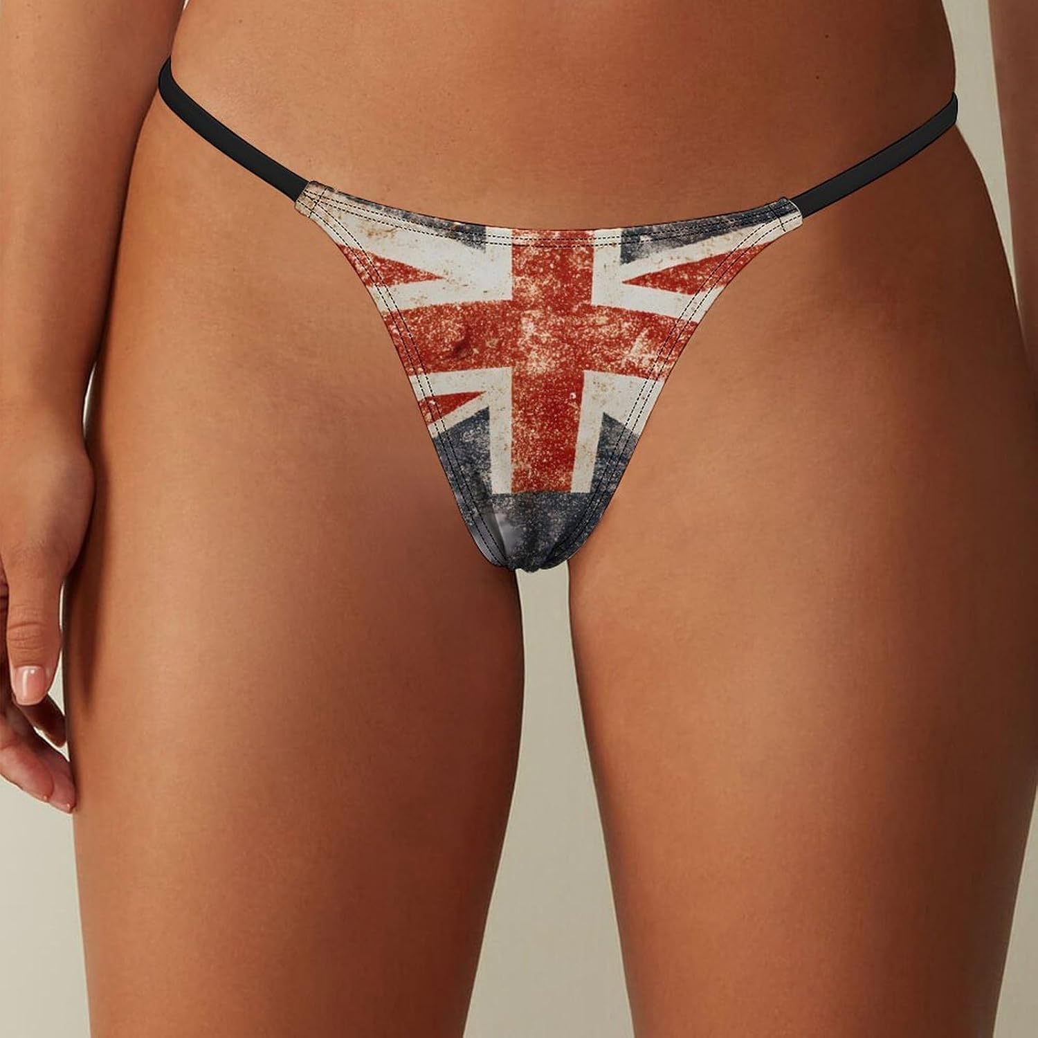Vintage Australia Flag Sexy G String Thongs for Women Underwear | Seamless Panties Lingerie Breathable Low Rise No Show