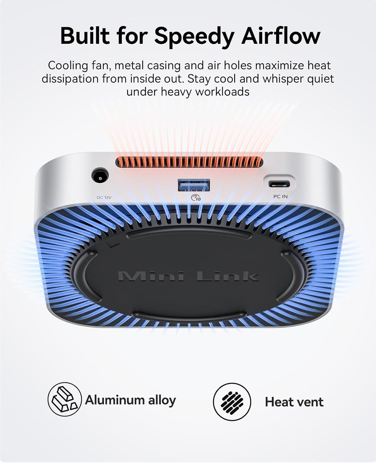 ORICO MiniLink M47P Cooling System Diagram