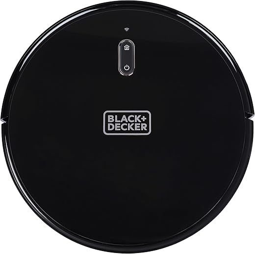 BLACK+DECKER BRVA425B00-IN Alexa & Google Enabled Multi-Utility Robotic Vacuum Cleaner with 2xAAA Battery | 2000 pa Strong Suction Power I 120 min...