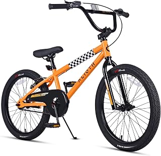 vollsch 12 14 16 Inch Kids Bike BMX Style Bicycle with Training Wheels 20 Kickstand for 2-14 Years Old Toddlers Boys Girls Coaster Brake Multiple Colors