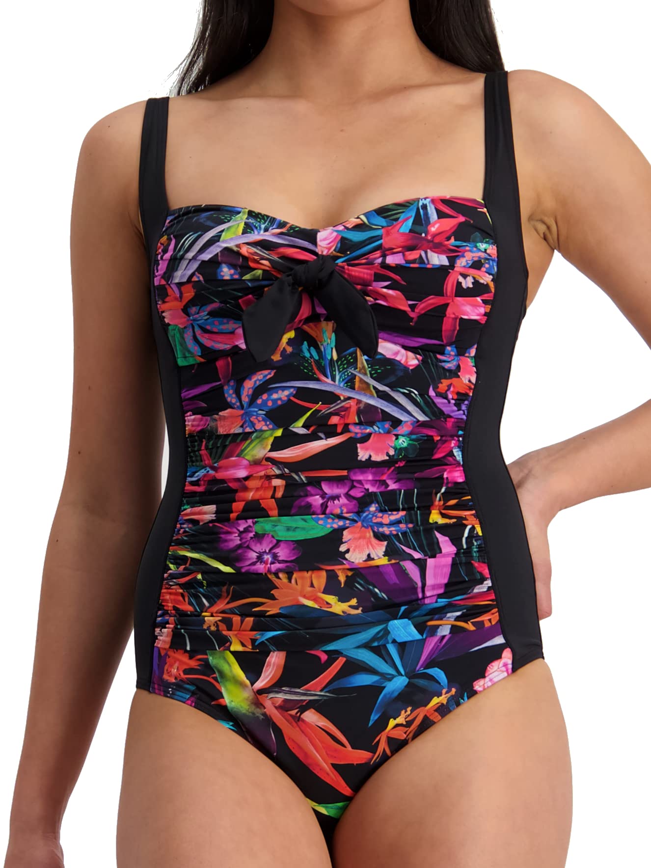 Swimming Costume for Women - Psycho Tropical Twist Luxury Swimsuit - for Summer Beach Holidays and Swimming Pools in Beautiful Locations