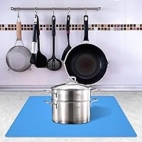 Vista 5 de Manteles individuales de silicona, antideslizantes de grado alimenticio, impermeables, para comedor, resistentes a las manchas, protector