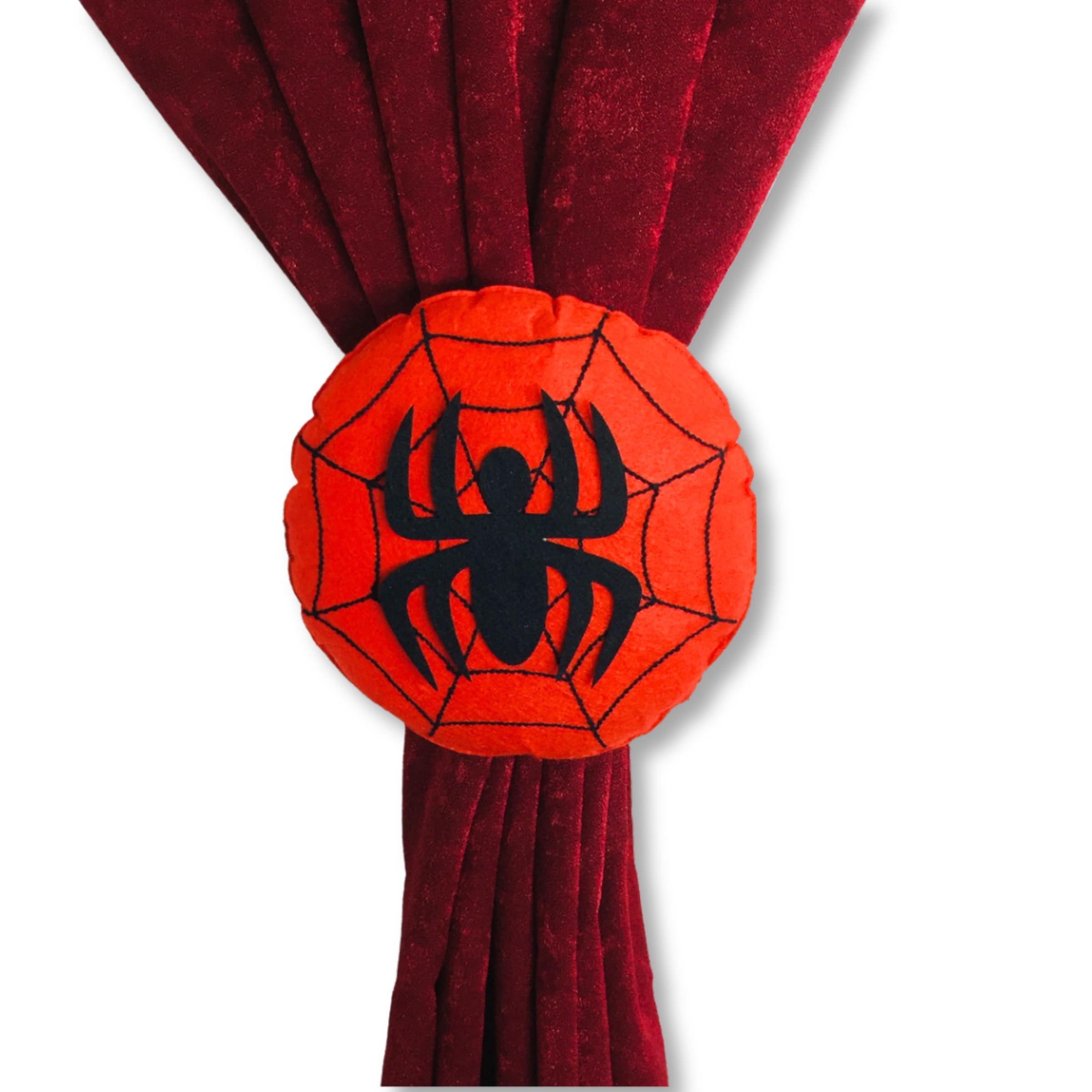 Spiderman Kids Curtain Tieback Hooks, Tieback for Curtains, Curtain Tieback Rope, Door Curtains Tiebacks, Tieback Holder Binder Rope for Kids Room Décor, Pack of 2