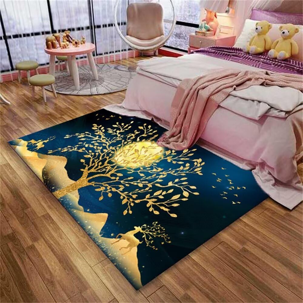 Tapis absorbant et facile à entretenir 90x150cm pour salon et chambre