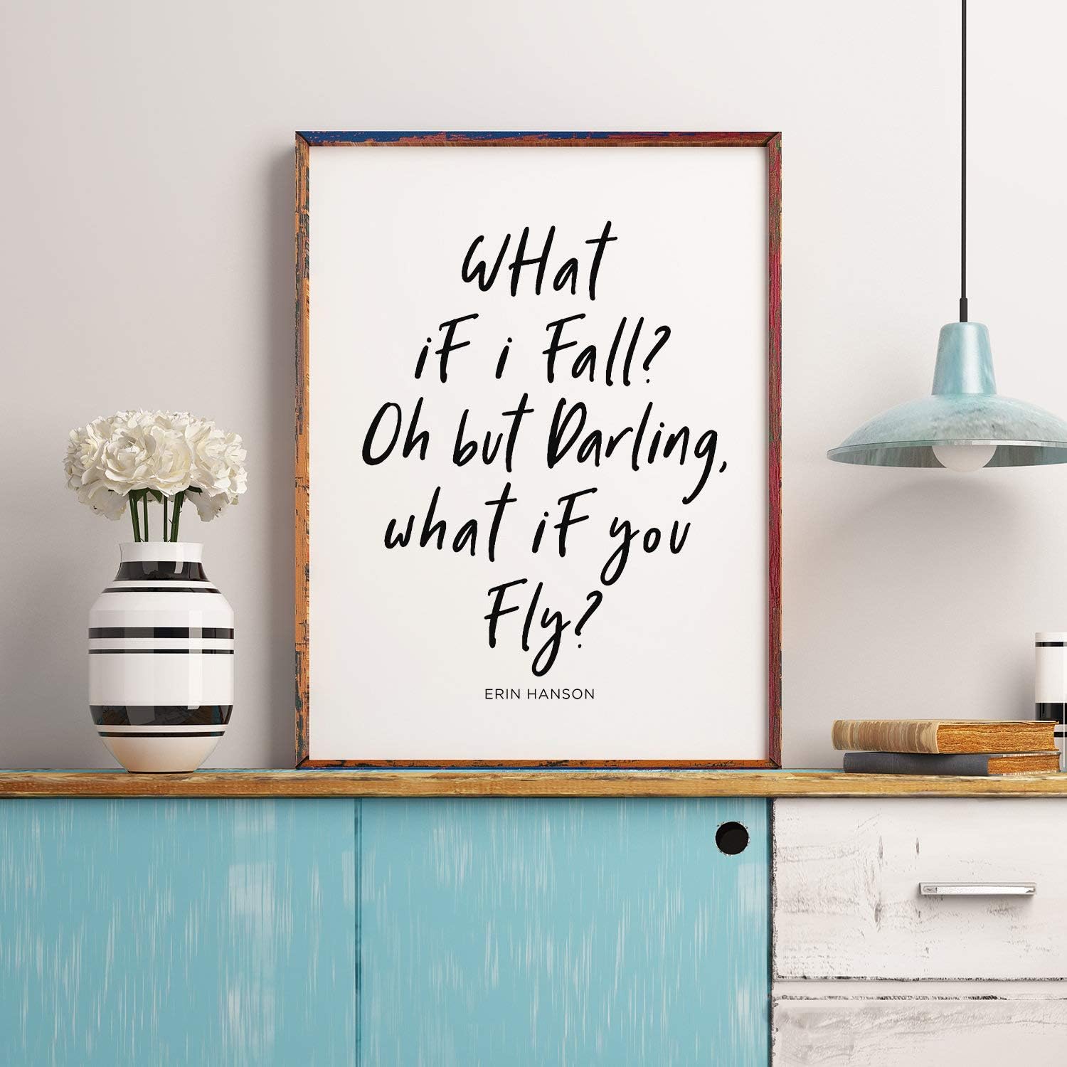 Lplpol What If I Fall What If You Fly Quote Print Erin Hanson Quote