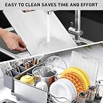 Conseil de coupe de titane pour cuisine, Katuchef 100% Tableau de coupe en titane pur, panneaux à double couche de métal de qualité alimentaire, facile à nettoyer, non stick & Résistant à l'odeur(XL 11×15,5 po)