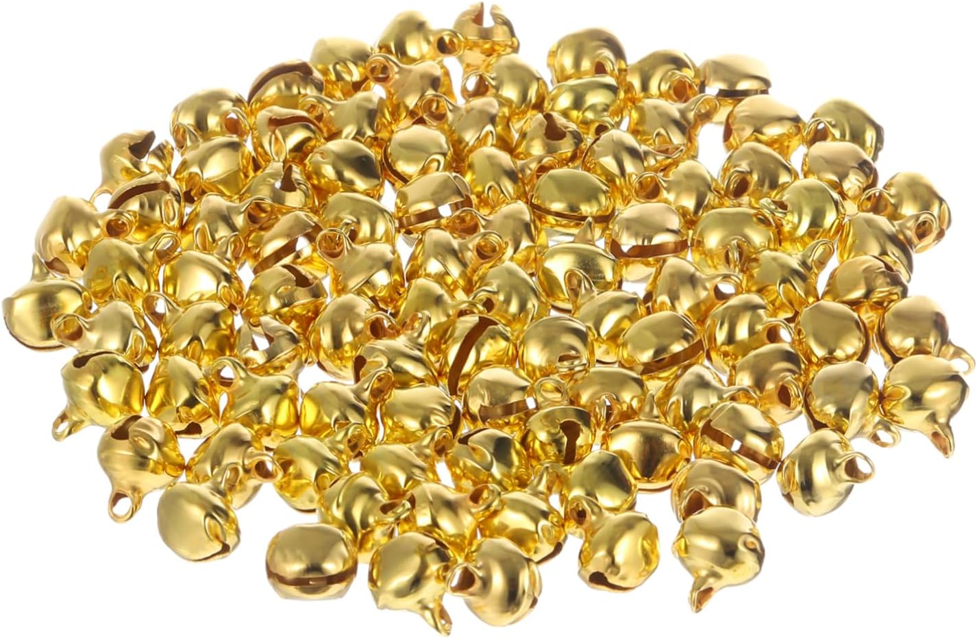 Cabilock 400pcs Golden for Crafts Christmas Decorations and Wedding Ornaments Small Bells for Projects and Festival Celebrations