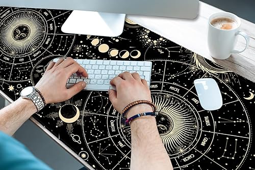 Miniatura 2 de iDonzon - Alfombrilla de mouse extendida para juegos (35.4 x 15.7 pulgadas de grosor), suave, linda, extra grande, XXL, impermeable, gruesa, con